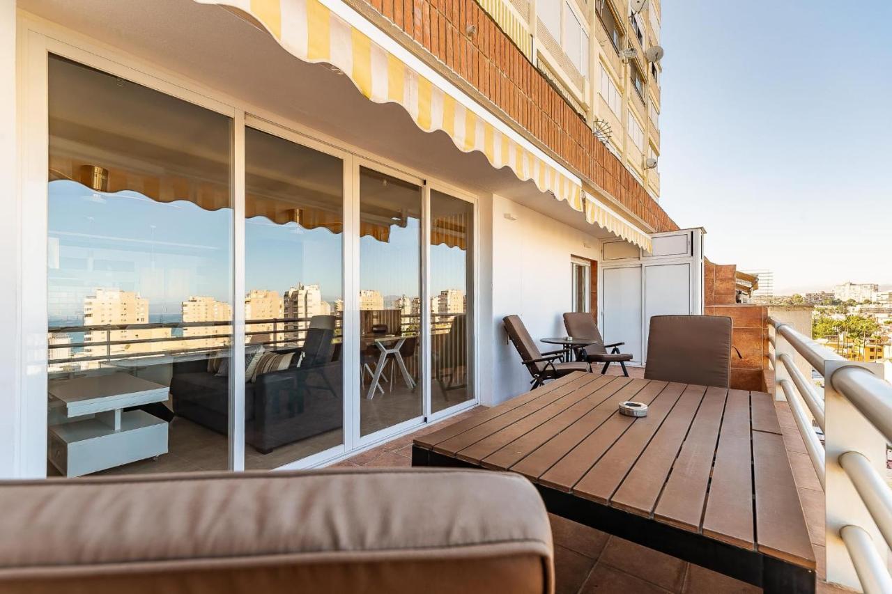 Vistas Azules -- Remodeled, Large Terrace, Spectacular Ocean Views And Beach Level Access Torremolinos Bagian luar foto