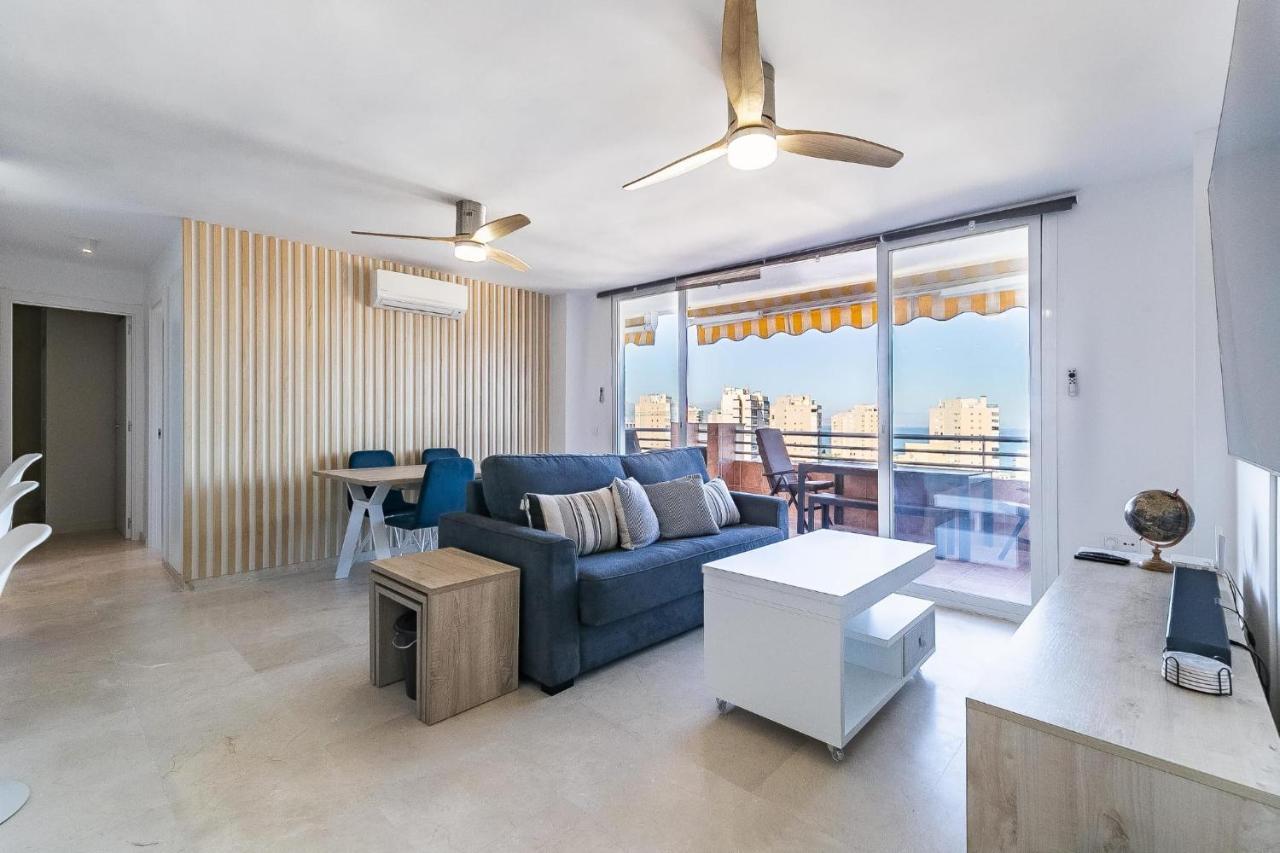 Vistas Azules -- Remodeled, Large Terrace, Spectacular Ocean Views And Beach Level Access Torremolinos Bagian luar foto